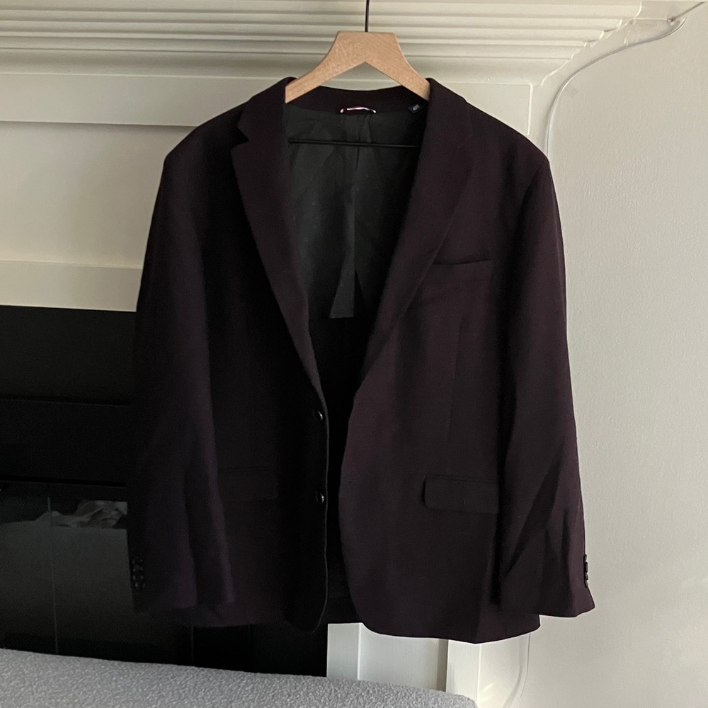 Tommy Hilfiger Dark Maroon Blazer